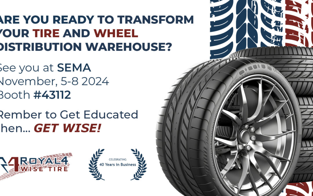 Royal 4 Systems to Showcase their WISE Tire and Wheel Warehouse Management solution software  at SEMA SHOW 2024