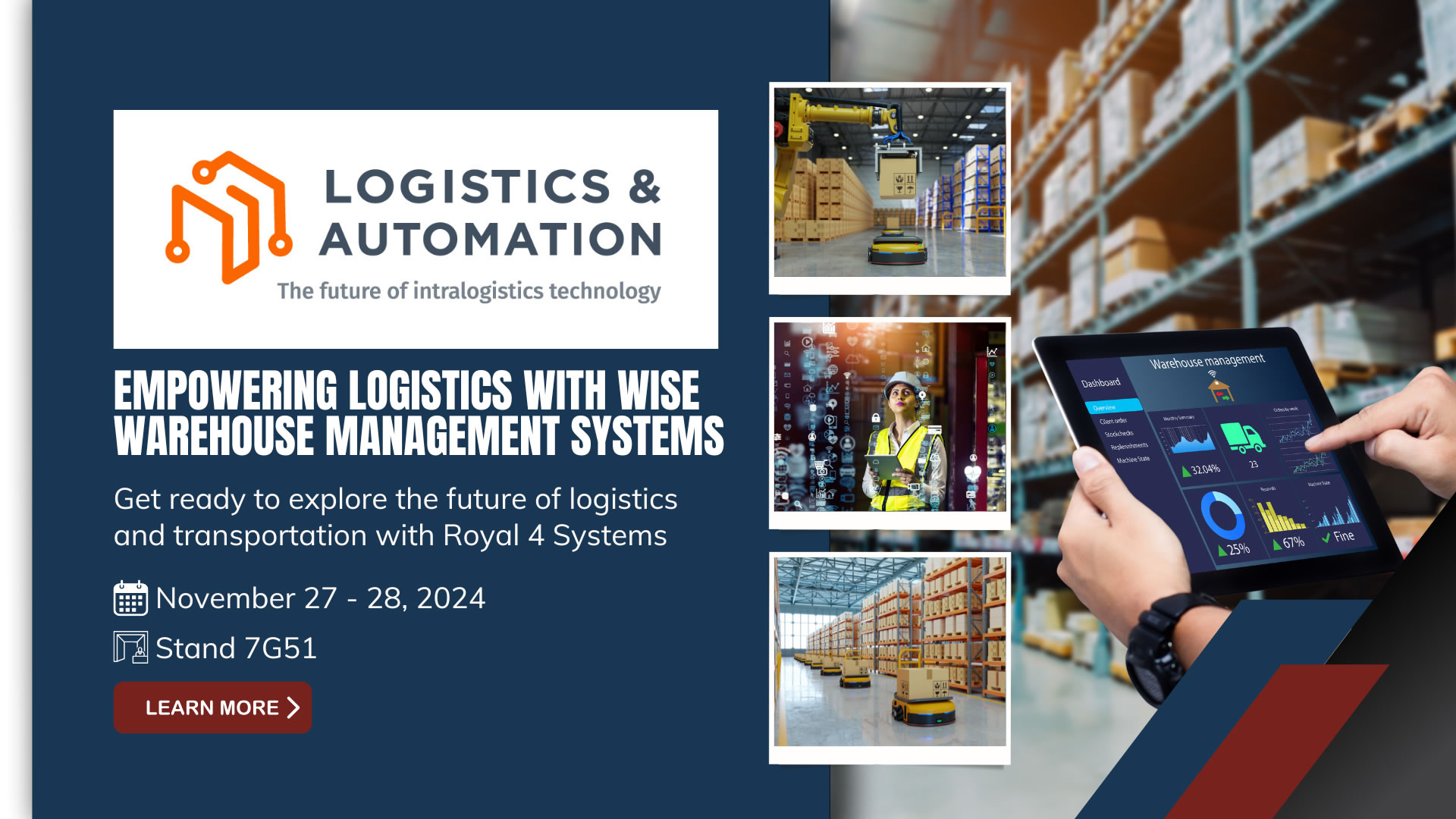 Royal 4 Systems to Showcase Latest Logistics and Automation Solutions at Logistics & Automation 2024